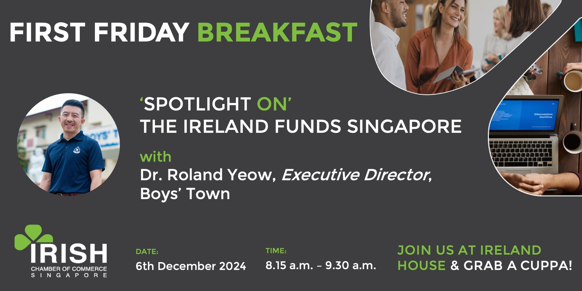 thumbnails December's First Friday Breakfast - The Ireland Funds Singapore