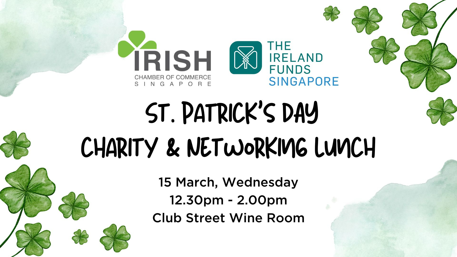 thumbnails St. Patrick’s Day Charity & Networking lunch - 15th March