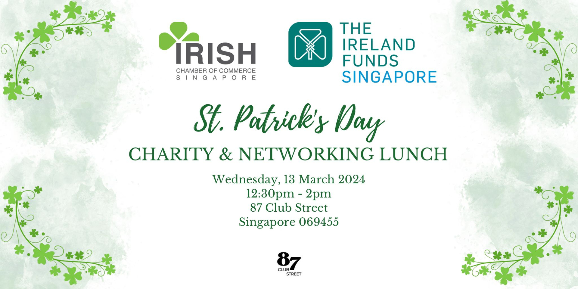 thumbnails St. Patrick’s Day Charity & Networking lunch - 13th March