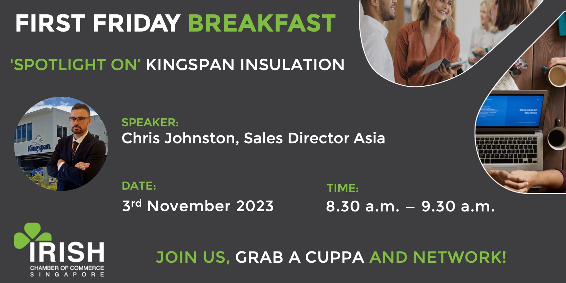 thumbnails November's First Friday Breakfast with Kingspan