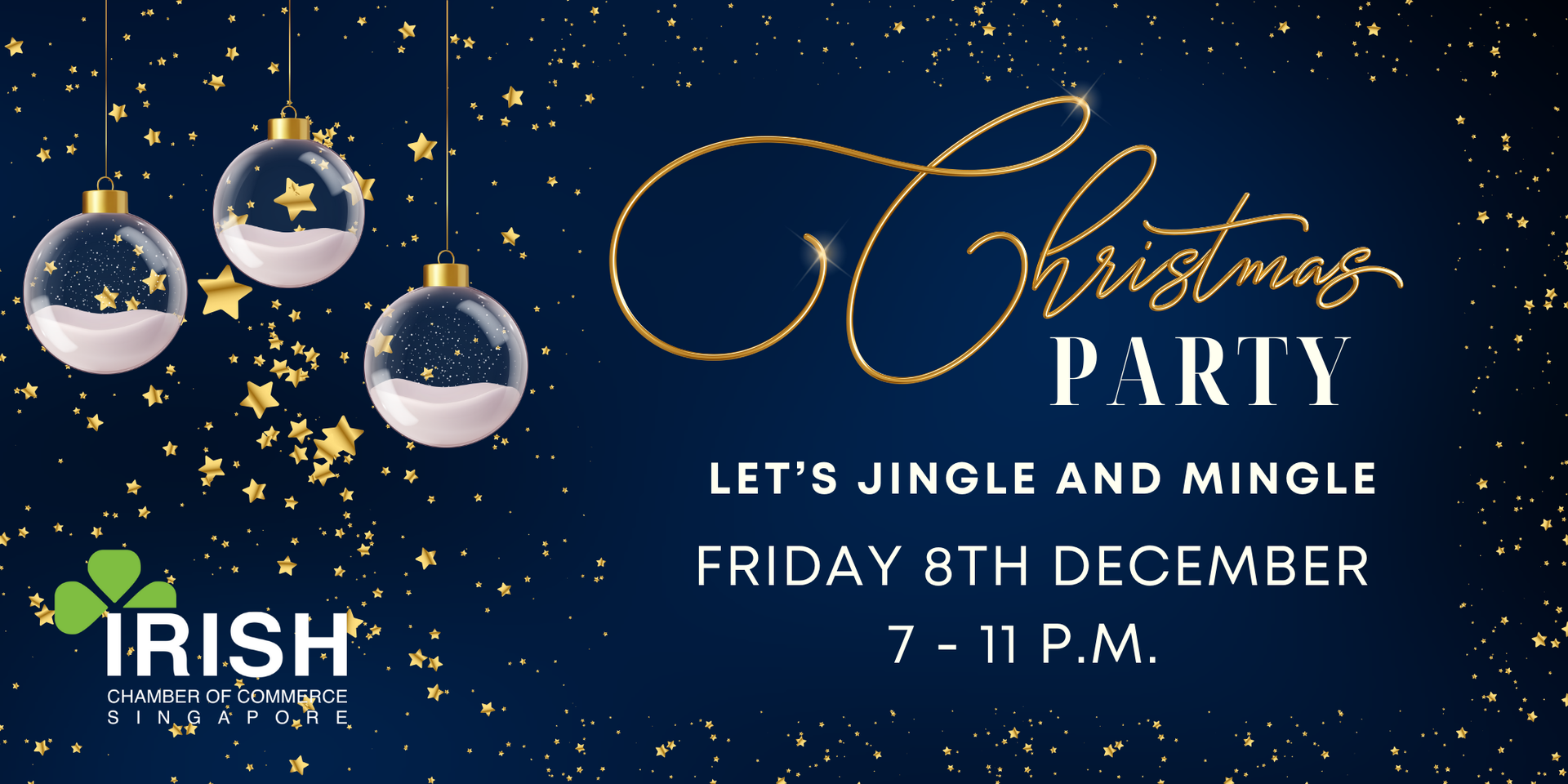 thumbnails Christmas Party - Let's jingle and mingle - 8th December 7 to 11 p.m.
